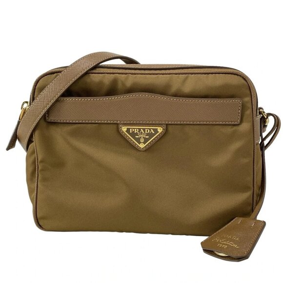 PRADA Re-Edition 1978 1BH218 Brown Nylon Saffiano Leather - Shoulder Bag - Picture 1 of 16